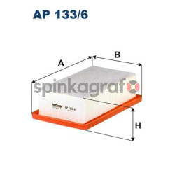 Filtr powietrza FILTRON AP 133/6 | RENAULT,SMART (165462683R,165469377R,2810900901,A2810900901)