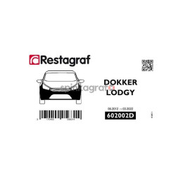 Zestaw spinek osłony silnika RESTAGRAF 602002D | DACIA,RENAULT