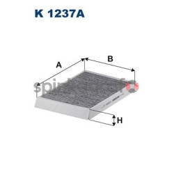 Filtr kabiny FILTRON K 1237A | JAGUAR,LAND ROVER,VOLVO (30733893,30767024,31366123,31390880,6G9N19N619BA)
