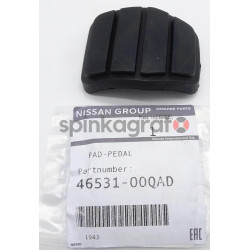 Nakładka gumowa pedału RENAULT 4653100QAD | MASTER 98-, LAGUNA I