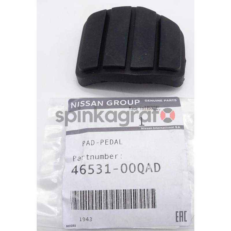 Nakładka gumowa pedału RENAULT 4653100QAD | MASTER 98-, LAGUNA I