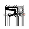 Uszczelniacz półosi CORTECO 01035434B | LAND ROVER,VOLVO (30713263,LR023442)