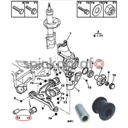 Tuleja wahacza SASIC 8003202 | CITROEN JUMPER/PEUGEOT BOXER (352393)