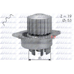 Pompa wody DOLZ C113 | PEUGEOT/CITROEN mot.TU5JP4 /1.6 16V/  (org.1201E5,1201A2)