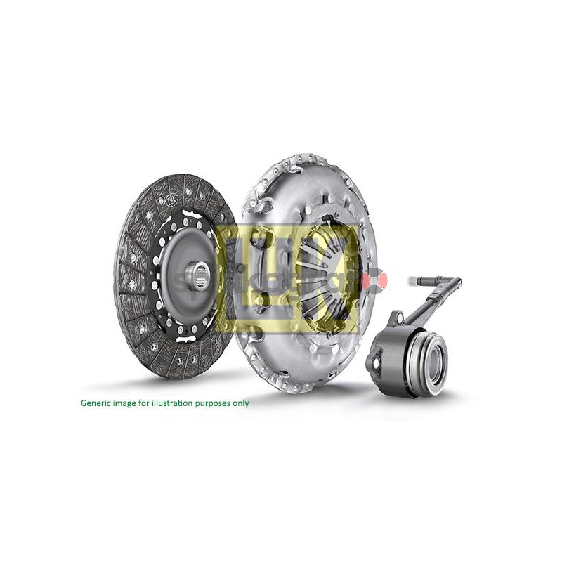 Zestaw sprzęgła LUK 624 3349 33 | CITROËN 204185,204198,2041A2,2041A3,2052P2