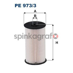 Filtr paliwa FILTRON PE 973/3 | AUDI,SEAT,SKODA,VW (3C0127177,3C0127434)