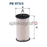 Filtr paliwa FILTRON PE 973/3 | AUDI,SEAT,SKODA,VW (3C0127177,3C0127434)