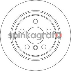 Tarcza hamulcowa ( przód ) TRW DF6756 | BMW,MINI (34216799367,34216864141,6799367,6864141)