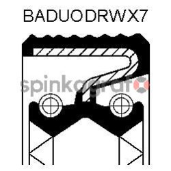Uszczelniacz wału korbowego CORTECO 49358040 | AUDI,SEAT,VW 0A6409189C,0A6409189F