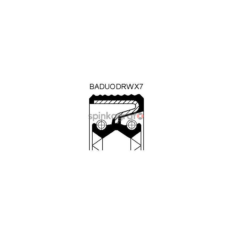 Uszczelniacz wału korbowego CORTECO 49358040 | AUDI,SEAT,VW 0A6409189C,0A6409189F
