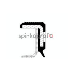 Uszczelniacz wału korbowego CORTECO 20029117B | ALFA ROMEO,AUDI,BMW,CITROËN,FIAT (012743,012749,0514A2,079103051F,11117568263)
