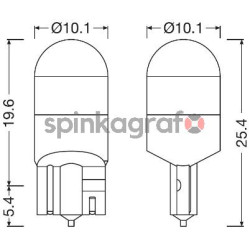 Żarówka samochodowa OSRAM 2825DWNB-2HFB