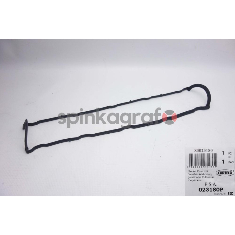 Uszczelka pokrywy zaworów CORTECO 023180P | PEUGEOT 306,PARTNER,CITROEN BERLINGO, mot.XU5JP/XU7JP Uszczelka pokrywy zaworów CORTECO 023180P | PEUGEOT 306,PARTNER,CITROEN BERLINGO, mot.XU5JP/XU7JP