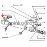 Poduszka tylnej belki SASIC 1315435 | PEUGEOT 205 (513143)