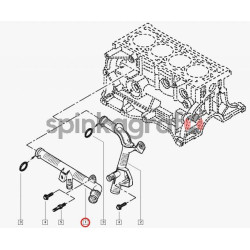Przewody układu chłodzenia RENAULT 8200134513 | RENAULT KANGOO 1.6 16V