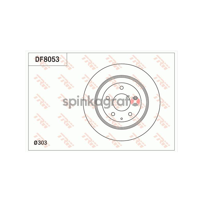 Tarcza hamulcowa ( tył ) TRW DF8053 | (2996068,5001020312,5001855646,5006028410,81508205072) Tarcza hamulcowa ( tył ) TRW DF8053 | (2996068,5001020312,5001855646,5006028410,81508205072)