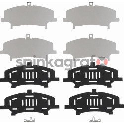 Klocki hamulcowe (przód) TRW GDB3562 | MAZDA (K0Y13323Z,K0Y13328Z,K0Y13328ZA,KDY93328Z)