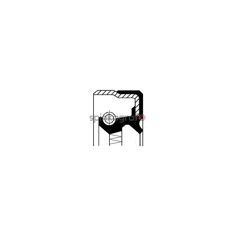 Uszczelniacz półosi CORTECO 01037214B | Uszczelniacz 40x52x8 półosi Skoda Citigo, Fabia III; Volkswagen Polo, UP; Seat