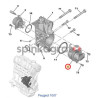 Króciec wody PSA 1201C2 | PEUGEOT PARTNER,206,207,307,CITROEN BERLINGO C2,C3 mot.1.4