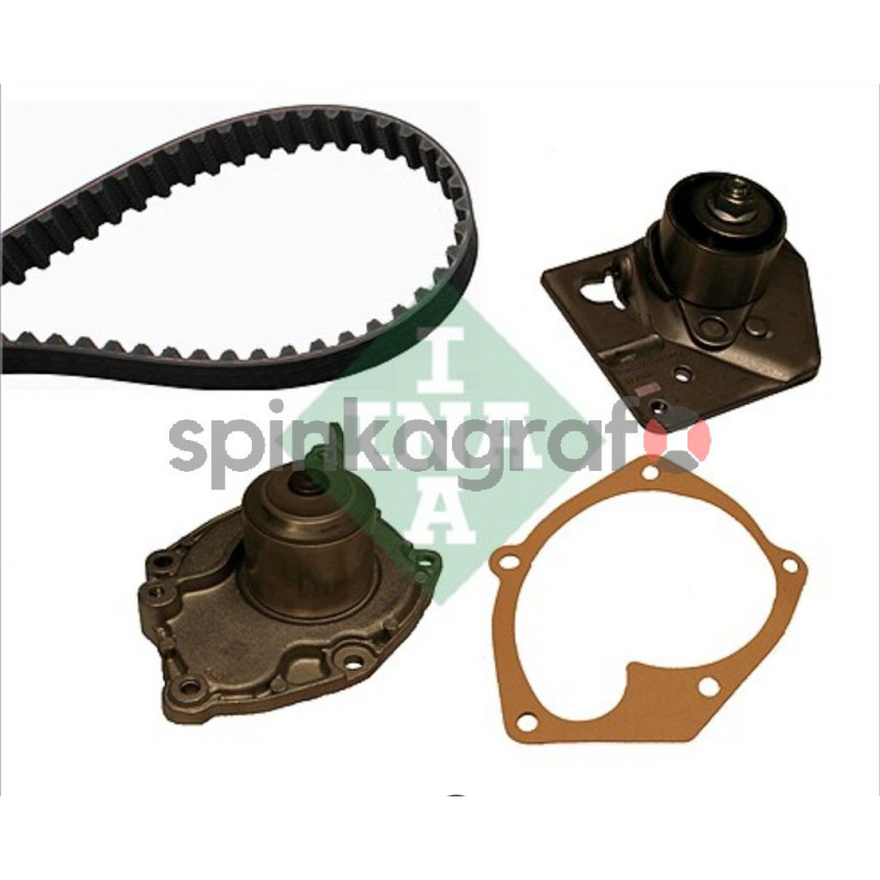 Zestaw paska rozrządu z pompą INA 530 0442 30 | RENAULT GRAND SCENIC II, III, LAGUNA II, MEGANE II, III, SCENIC II,  III; NISSAN