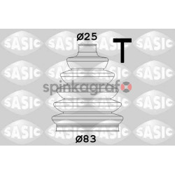 Osłona półosi SASIC 1904030 | RENAULT (7701209928)