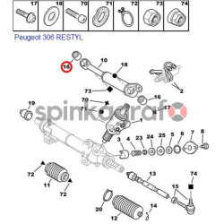 Zestaw naprawczy maglownicy SASIC 0594064 | PEUGEOT/CITROEN  (405906)