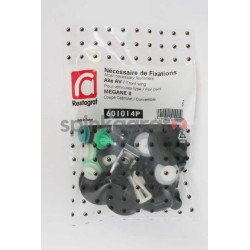 Zestaw spinek nadkola RESTAGRAF 601014P | Zestaw mocowania /spinki/ przedniego błotnika /podstawowy/  RENAULT MEGANE II (6003824