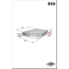 Filtr kabiny węglowy MECAFILTER EKR7295 | RENAULT, DACIA (272770567R, 272773016R, 272778214R)