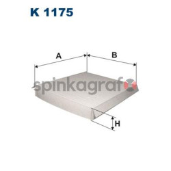Filtr kabiny FILTRON K 1175 | HONDA (80292SMGE01)