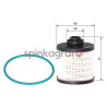 Filtr paliwa BOSCH F026402533