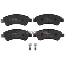 Klocki hamulcowe (przód) TRW GDB1463 | Peugeot 1007, 2008, 206, 207, 208, 301, Partner