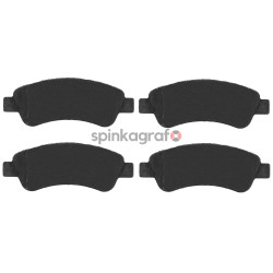 Klocki hamulcowe (przód) TRW GDB1463 | Peugeot 1007, 2008, 206, 207, 208, 301, Partner