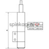 Amortyzator KYB 331701 | MERCEDES-BENZ,VW (2E0413023,2E0413023AG,2E0413023AH,2E0413023AM,2E0413023AN)