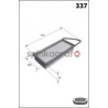 Filtr powietrza MECAFILTER ELP3734 | CITROEN C1, C2, C3 I, C3 II, C3 PLURIEL, NEMO, XSARA; PEUGEOT 1007,107,206,206 ,206 SW, 207
