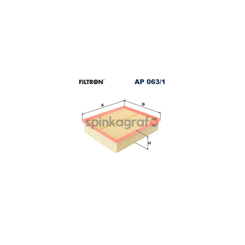 Filtr powietrza FILTRON AP 063/1 | ALPINA,AUDI,BMW,SKODA,VW (01EFA032,058133843,13711736675,13721433933,13721702158)