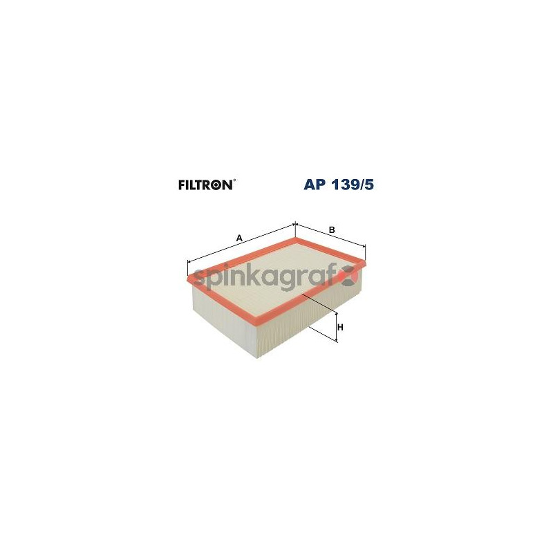 Filtr powietrza FILTRON AP 139/5 | AUDI,CUPRA,SEAT,SKODA,VW (5Q0129620B,5Q0129620D,5QM129620) Filtr powietrza FILTRON AP 139/5 | AUDI,CUPRA,SEAT,SKODA,VW (5Q0129620B,5Q0129620D,5QM129620)