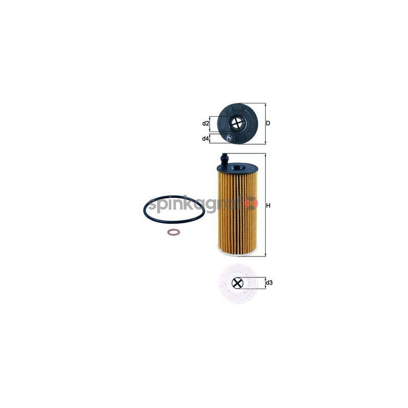 Filtr oleju KNECHT OX404D Filtr oleju KNECHT OX404D