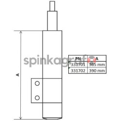 Amortyzator KYB 331701 | MERCEDES-BENZ,VW (2E0413023,2E0413023AG,2E0413023AH,2E0413023AM,2E0413023AN)