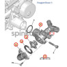 Obudowa termostatu METALCAUCHO MC-3796 | PEUGEOT/CITROEN 2.2HDi  (1336Z3)