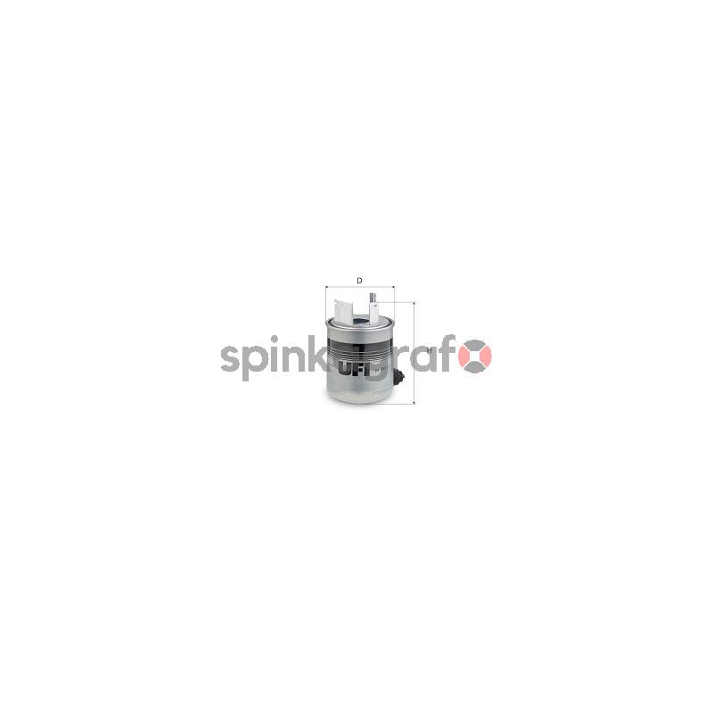 Filtr paliwa UFI 24.095.07 | NISSAN,RENAULT 164004395R Filtr paliwa UFI 24.095.07 | NISSAN,RENAULT 164004395R