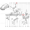 Poduszka silnika HUTCHINSON 586367 |  Renault CLIO III,MODUS,1.4,1.61.5DCI.2005-&gt; (8200140431)