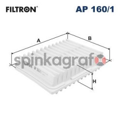 Filtr powietrza FILTRON AP 160/1 | LEXUS,TOYOTA (178010D060,178010M020,178010T030,1780121050)
