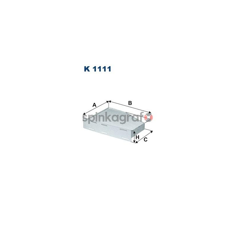 Filtr kabiny FILTRON K 1111 | AUDI,SEAT,SKODA,VW (1K0819644,1K0819644A,1K0819644B) Filtr kabiny FILTRON K 1111 | AUDI,SEAT,SKODA,VW (1K0819644,1K0819644A,1K0819644B)