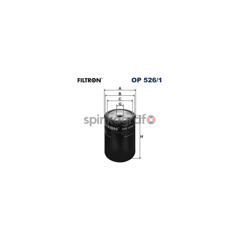 Filtr oleju FILTRON OP 526/1 | AUDI,JAGUAR,LINCOLN,SEAT,SKODA (034115561A,06A115561,06A115561B,06A115561E,078115561K) Filtr oleju FILTRON OP 526/1 | AUDI,JAGUAR,LINCOLN,SEAT,SKODA (034115561A,06A115561,06A115561B,06A115561E,078115561K)