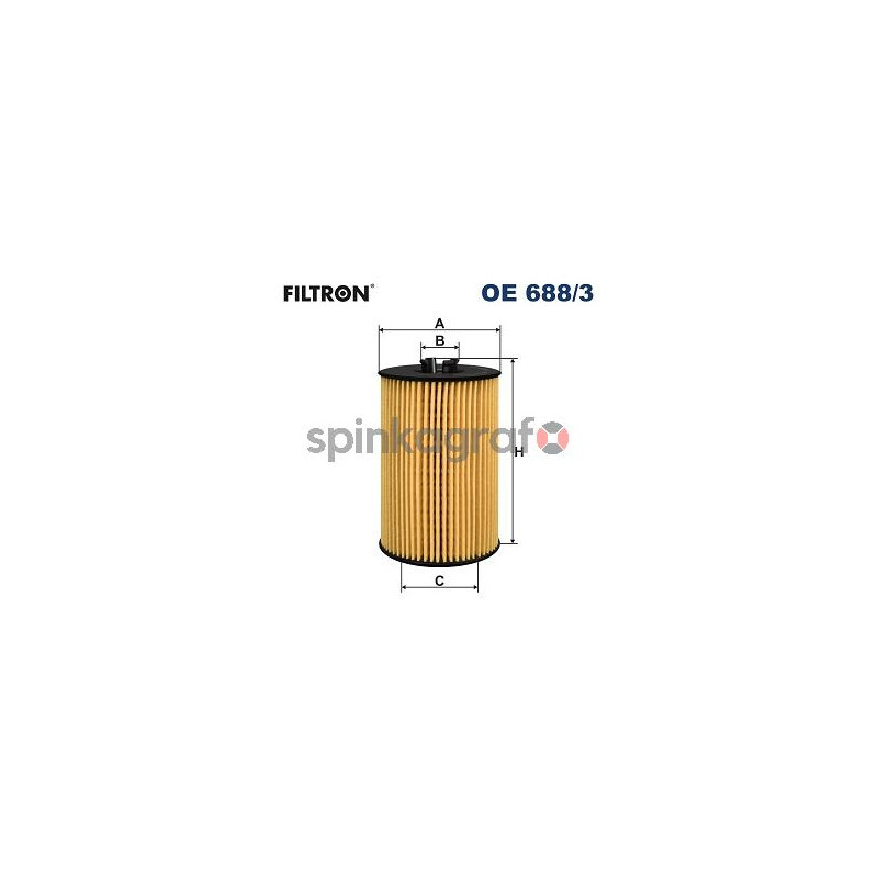 Filtr oleju FILTRON OE 688/3 | AUDI,MAN,SEAT,SKODA,VW (03N115466,03N115562) Filtr oleju FILTRON OE 688/3 | AUDI,MAN,SEAT,SKODA,VW (03N115466,03N115562)