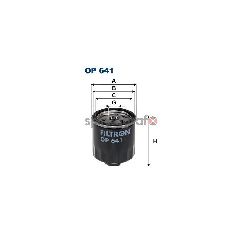 Filtr oleju FILTRON OP 641 | AUDI,SEAT,SKODA,VW (030115561AA,030115561AB,030115561AD,030115561AN,030115561E) Filtr oleju FILTRON OP 641 | AUDI,SEAT,SKODA,VW (030115561AA,030115561AB,030115561AD,030115561AN,030115561E)