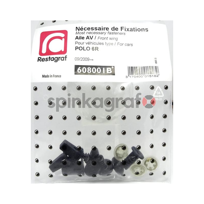 Zestaw spinek nadkola RESTAGRAF 608001B Zestaw spinek nadkola RESTAGRAF 608001B