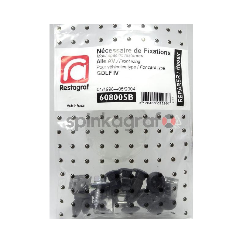 Zestaw spinek nadkola RESTAGRAF 608005B Zestaw spinek nadkola RESTAGRAF 608005B