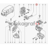 Poduszka silnika SASIC 4001754 | RENAULT MASTER 10.97-&gt; (7700308756)