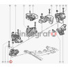 Poduszka silnika SASIC 4001737 | RENAULT MEGANE 99-&gt;  (7700437391)